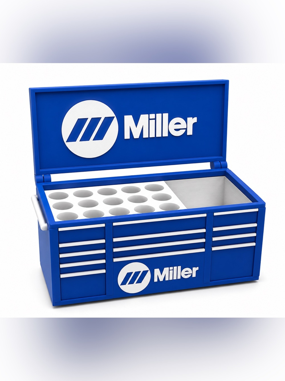 Miller Tools Mini Toolbox Pen And Trinket Holder Desk Top Organizer